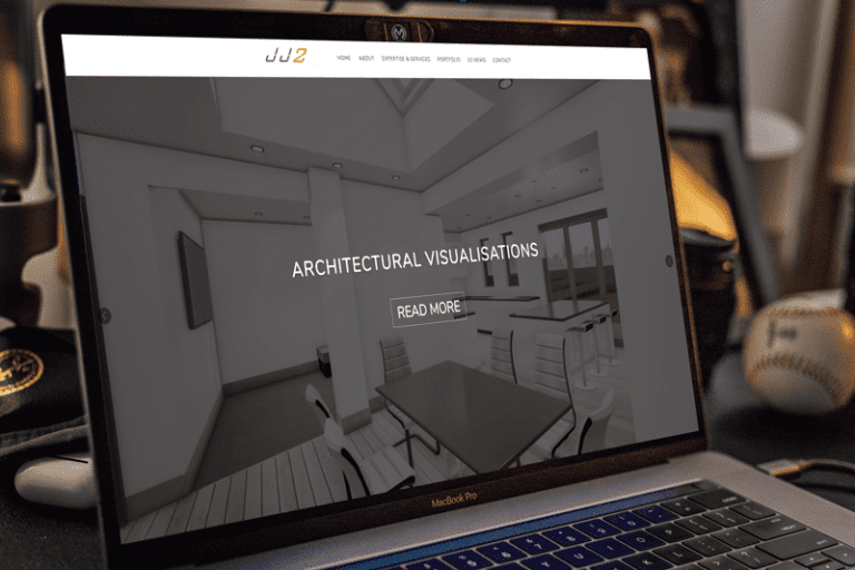 JJ2 Architects website design by Character Creates