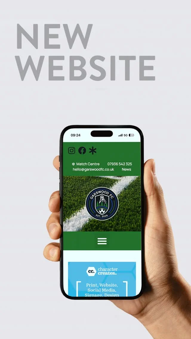We recently worked with Garswood FC on the launch of their brand new website ⚽️

Giving the club a fresh, modern online home that reflects where they are today, while keeping things simple and easy to navigate.

Whether you’re looking for club information, fixtures, news or just want to keep up with what’s going on, the new website makes it easier for players, parents, supporters and visitors to find what they need.

It’s been a great project to be involved in, and we love seeing the finished website come together and properly reflect the community behind the club 🙌🏼

#webdesign #websitelaunch #garswoodfc #digitalmarketing #designcompany