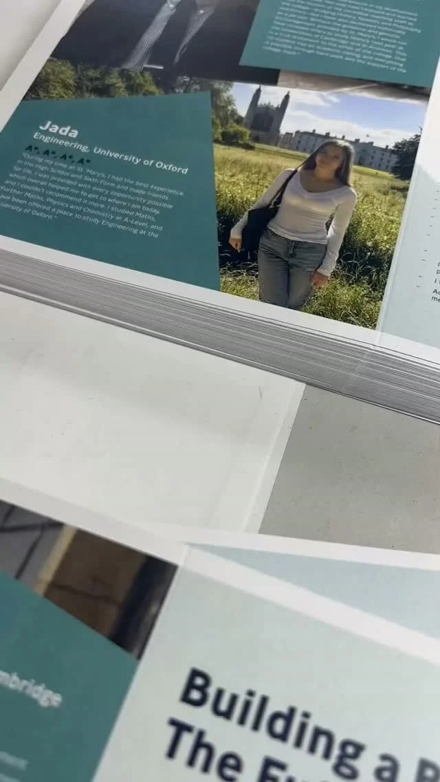 From design to print, we’ve got it covered!

Here’s a look at some of the recent print work we produced for @stmarysastley 

As well as creating the designs, we have our own in-house print team who handle the artwork, production and finishing, helping keep everything under one roof.

It means we can take a project from the initial idea right through to the finished printed piece.

Need some print work for your school or business? Give us a call and let’s see what we can create for you 👋

#printdesign #printservices #schoolmarketing #graphicdesign #charactercreates